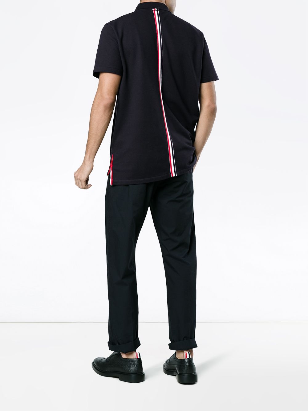 Thom Browne THOM BROWNE- Rwb Cotton Polo Shirt