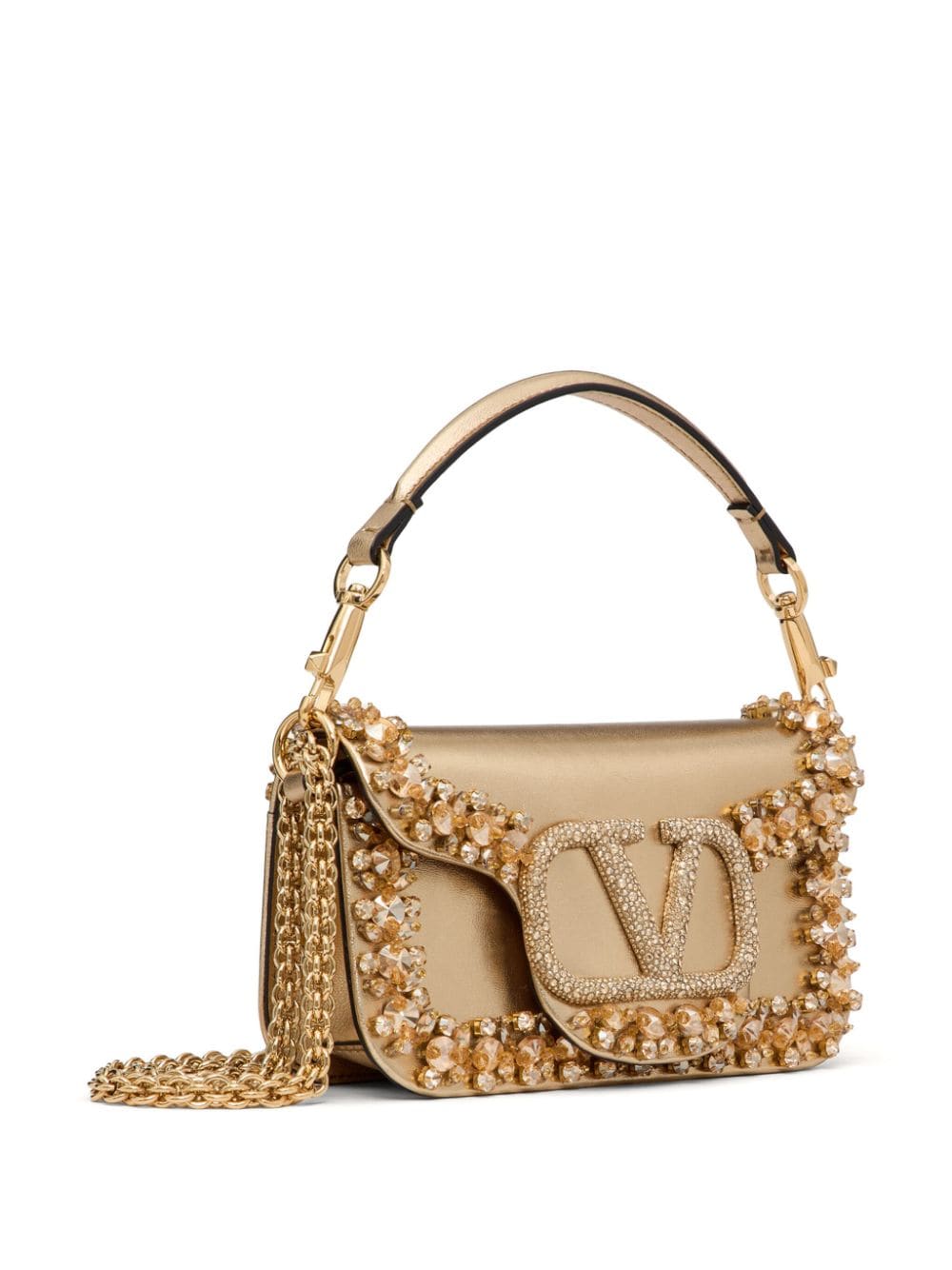 VALENTINO GARAVANI VALENTINO GARAVANI- Locò Small Leather Shoulder Bag