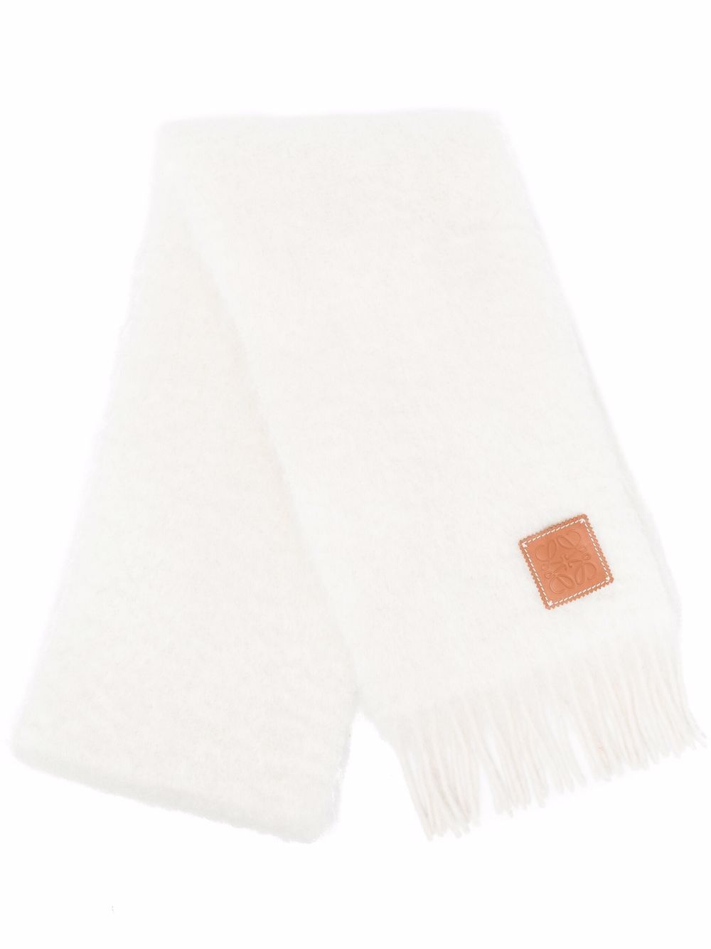 Loewe LOEWE- Mohair And Wool Fringed Scarf