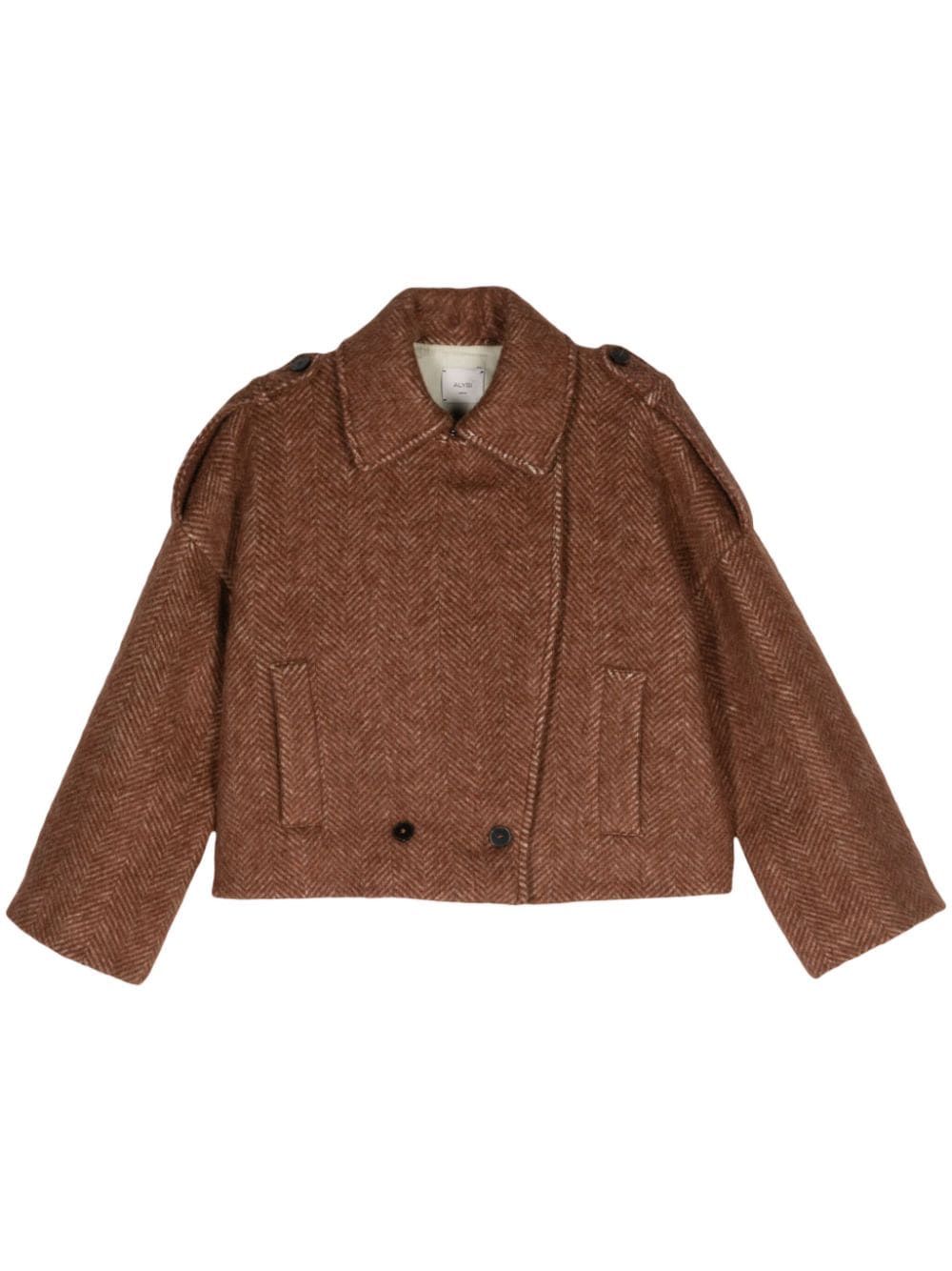 Alysi ALYSI- Wool Cropped Coat