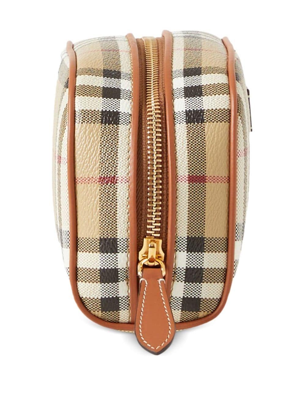 Burberry BURBERRY- Check Motif Cosmetic Pouch