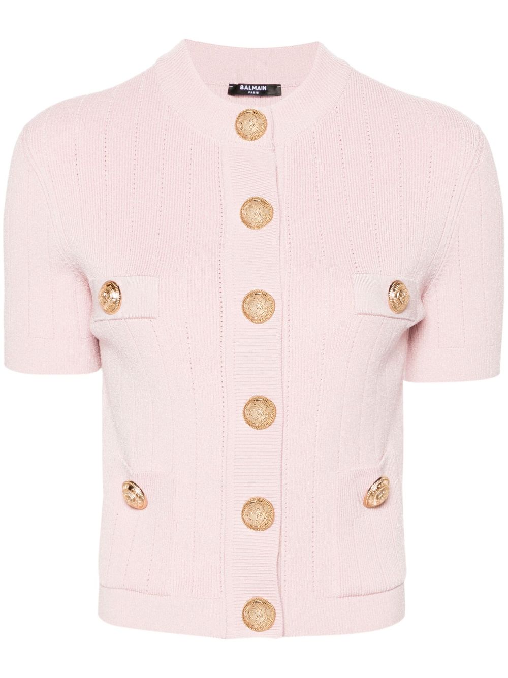 Balmain BALMAIN- Buttoned Cropped Cardigan