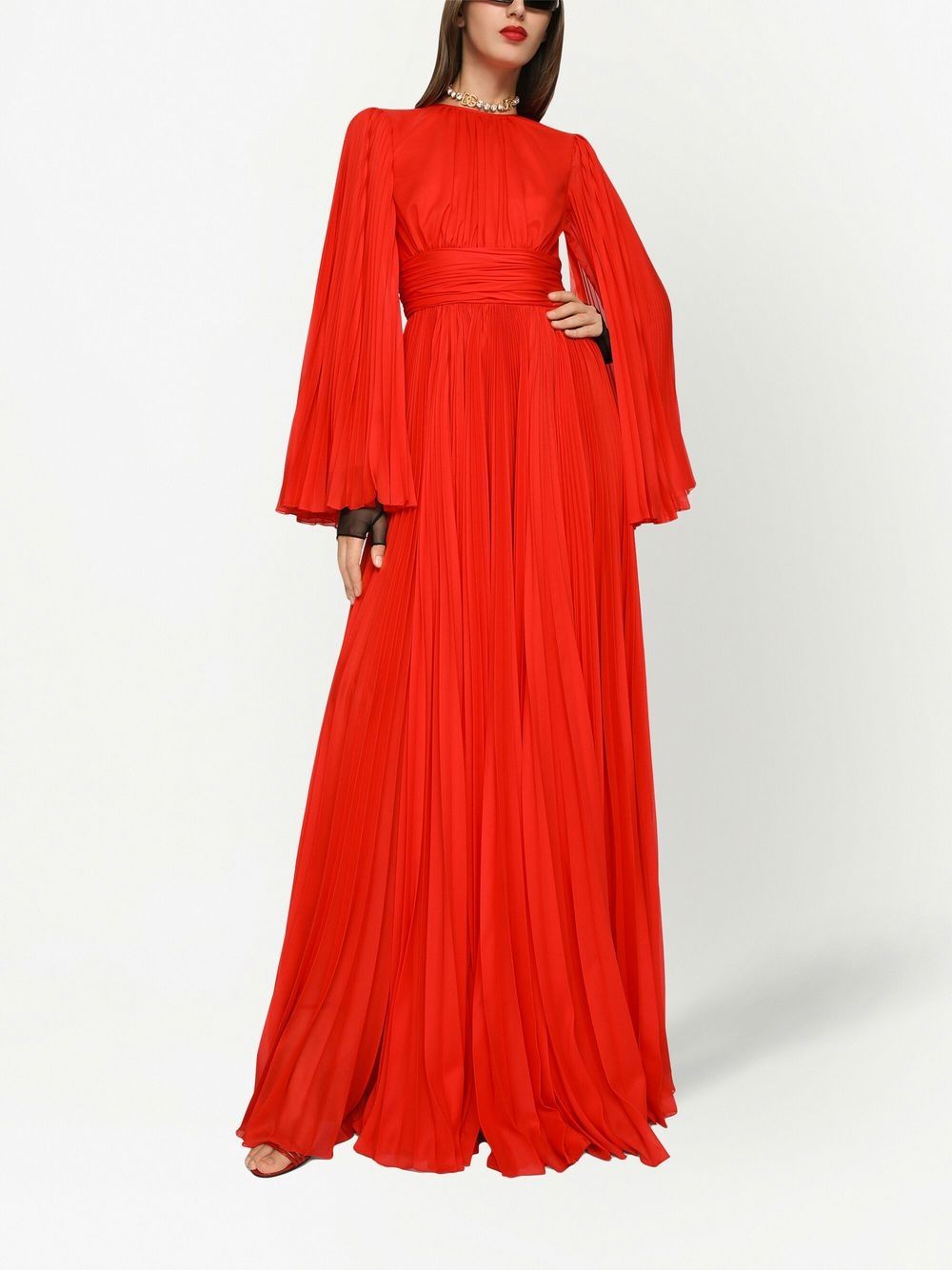 Dolce & Gabbana DOLCE & GABBANA- Chiffon Long Dress