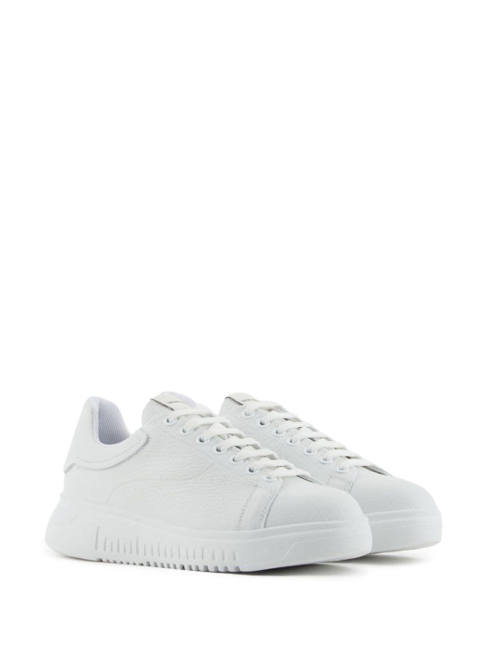 Emporio Armani EMPORIO ARMANI- Logo Leather Sneakers