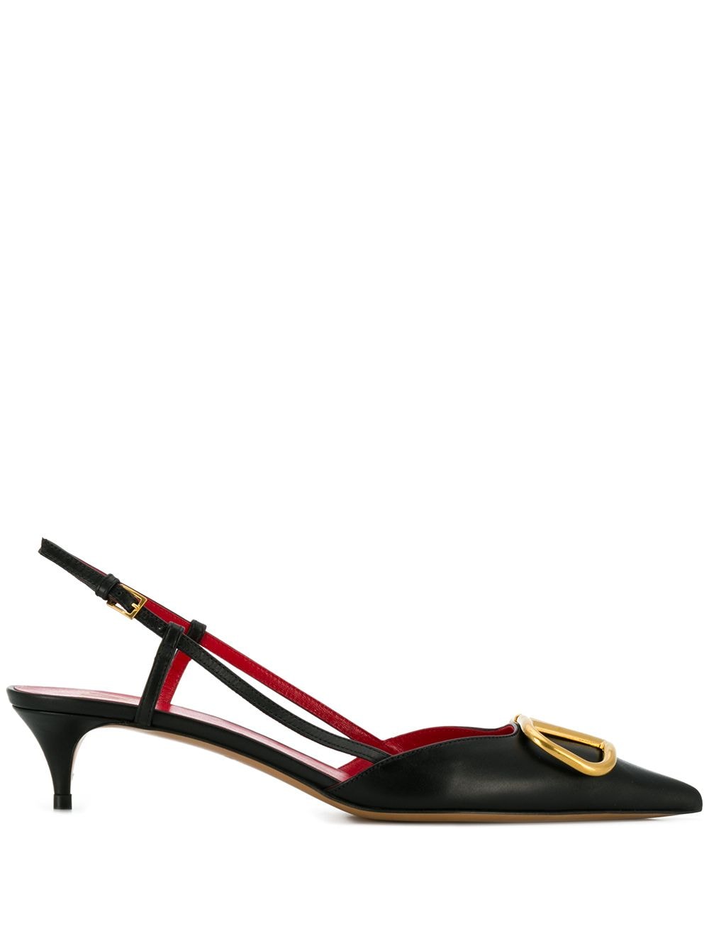 VALENTINO GARAVANI VALENTINO GARAVANI- Vlogo Signature Leather Pumps