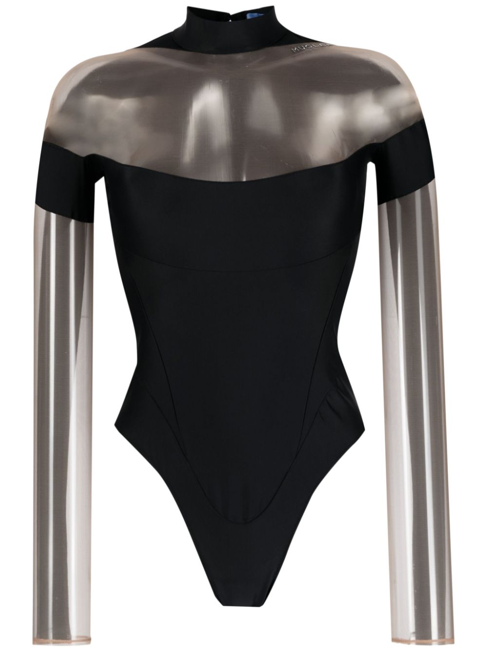 Mugler MUGLER- Eco Sport Lycra Bodysuit