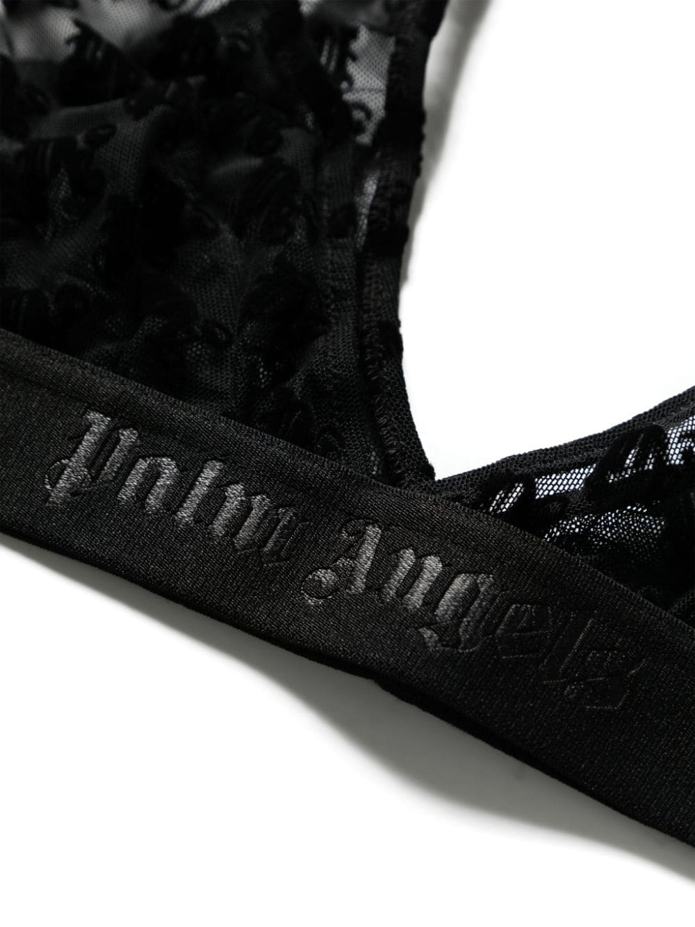 PALM ANGELS PALM ANGELS- Monogram Lace Triangle Bra