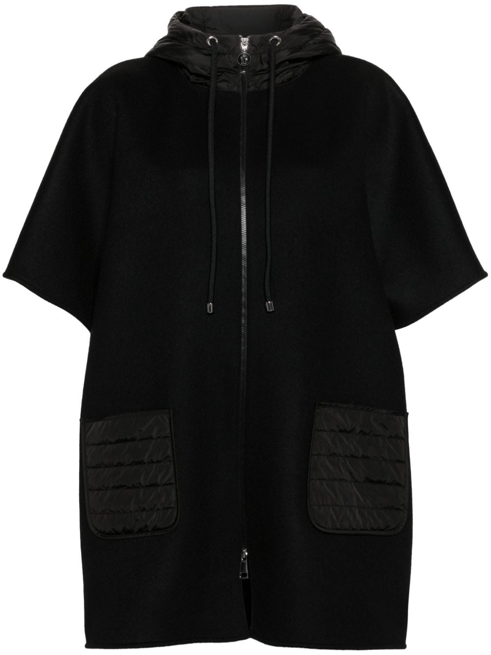 Moncler MONCLER- Wool And Nylon Cape