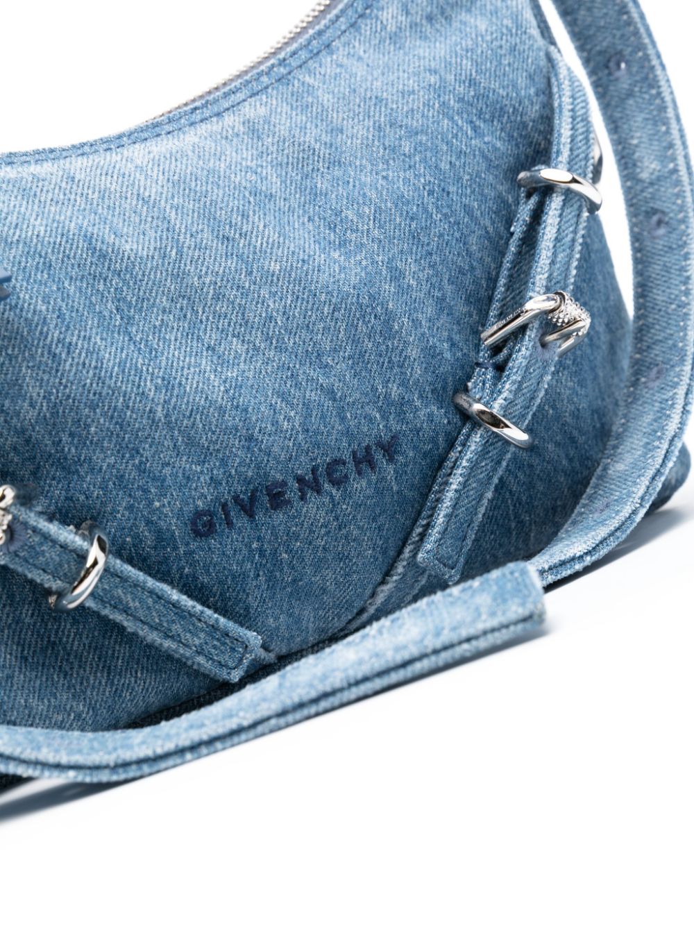 Givenchy GIVENCHY- Voyou Mini Denim Shoulder Bag