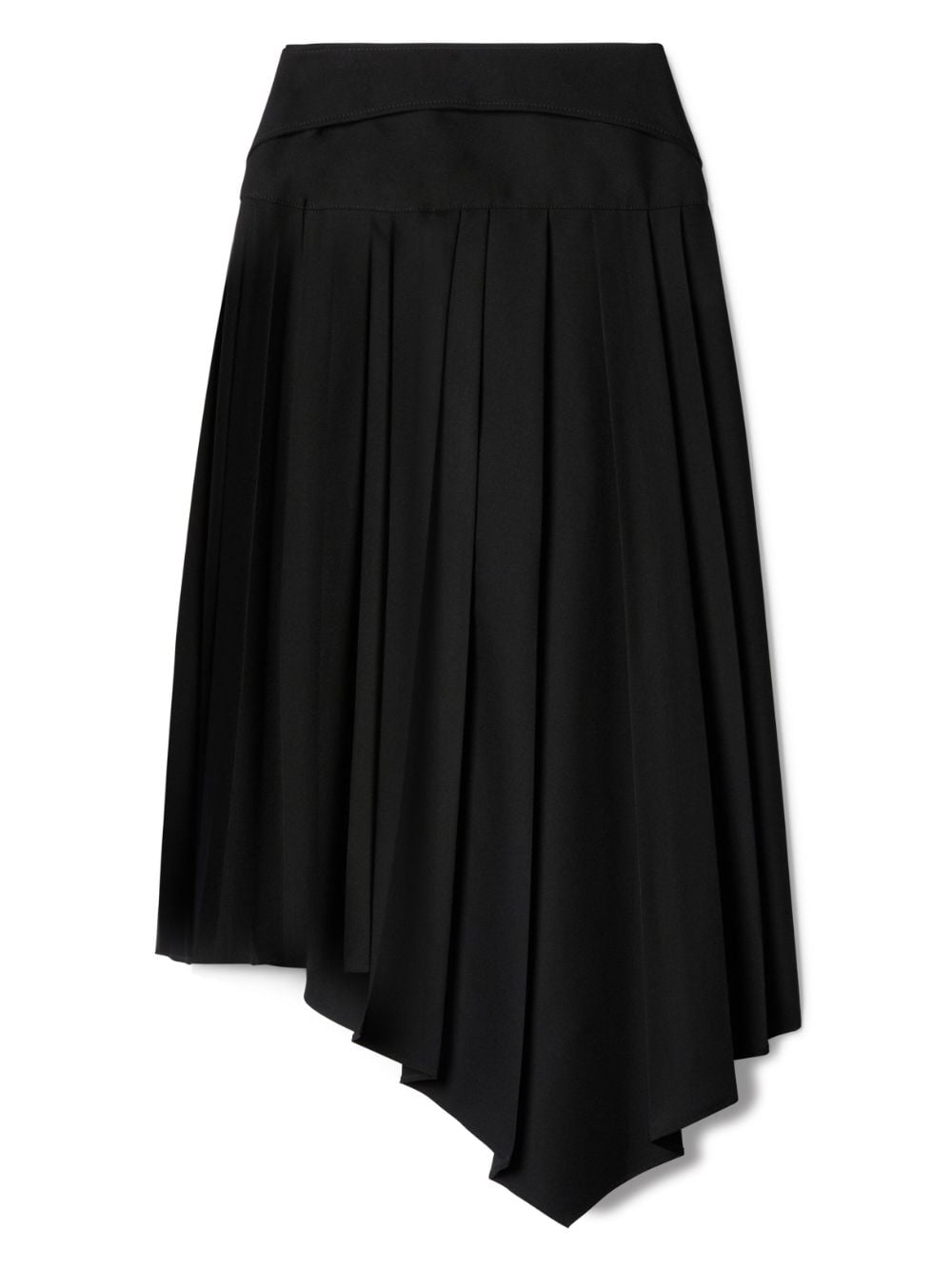 OFF-WHITE OFF-WHITE- Belted Pleated Skirt