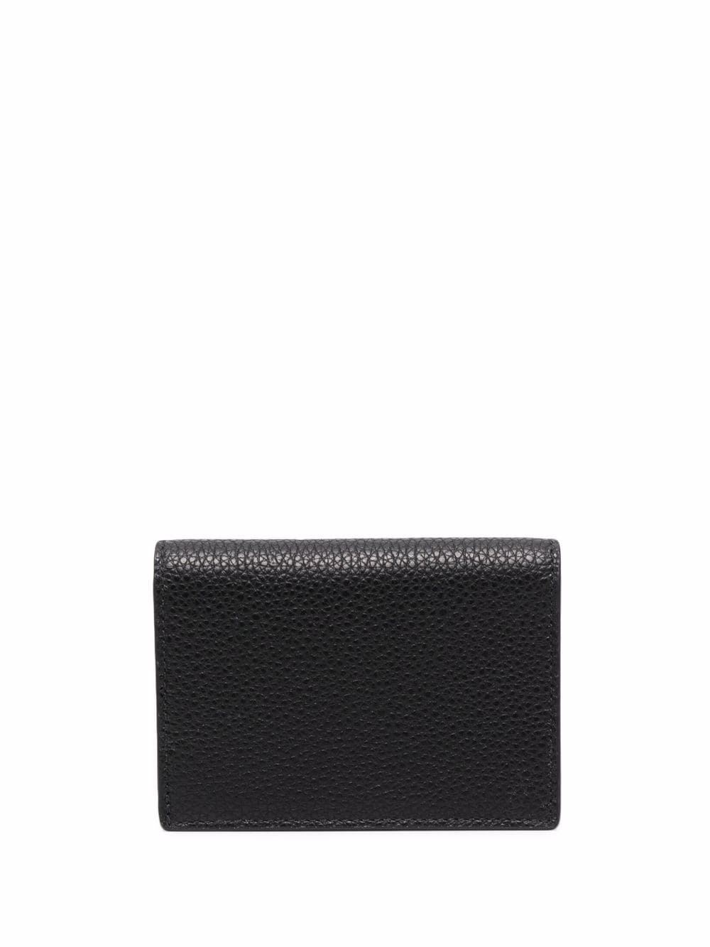 Ferragamo FERRAGAMO- Gancini Leather Credit Card Case