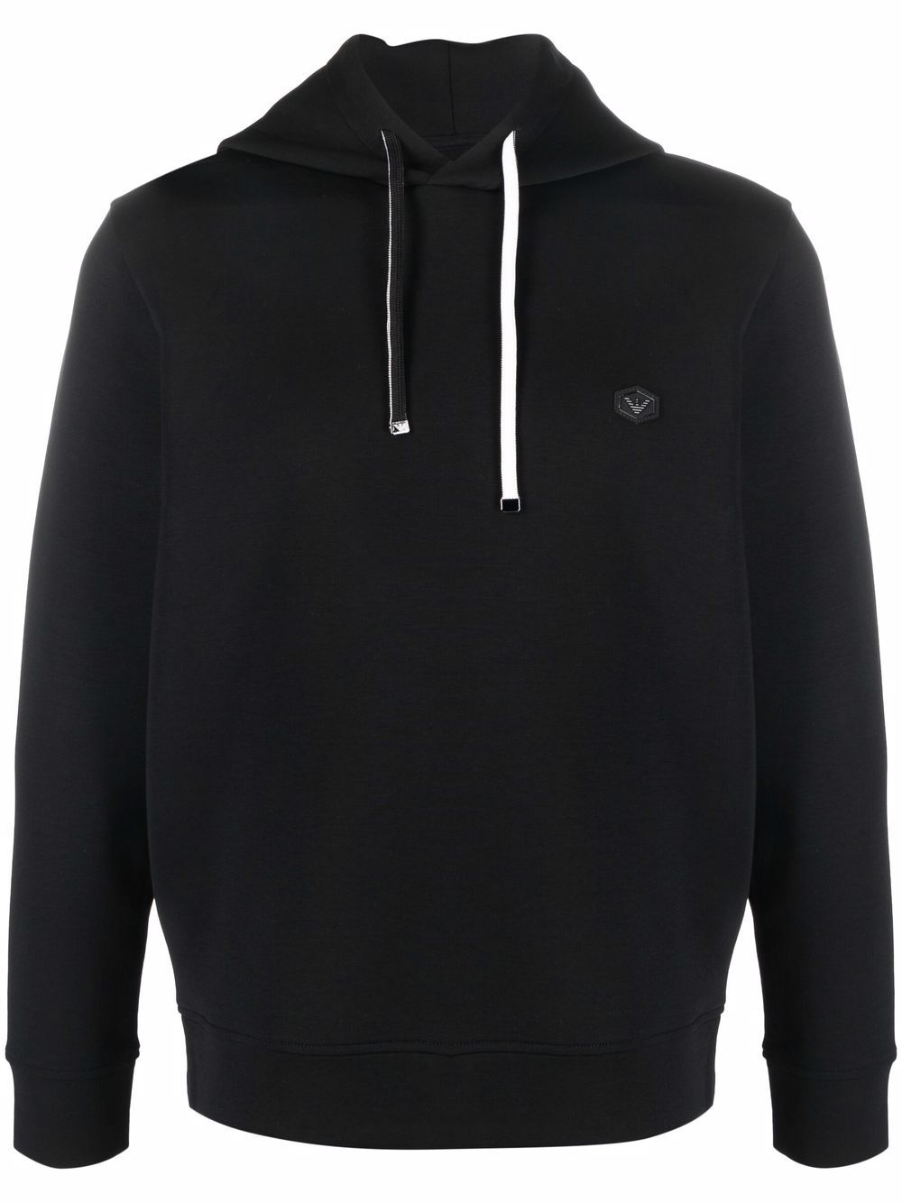 Emporio Armani EMPORIO ARMANI- Logo Cotton Hoodie