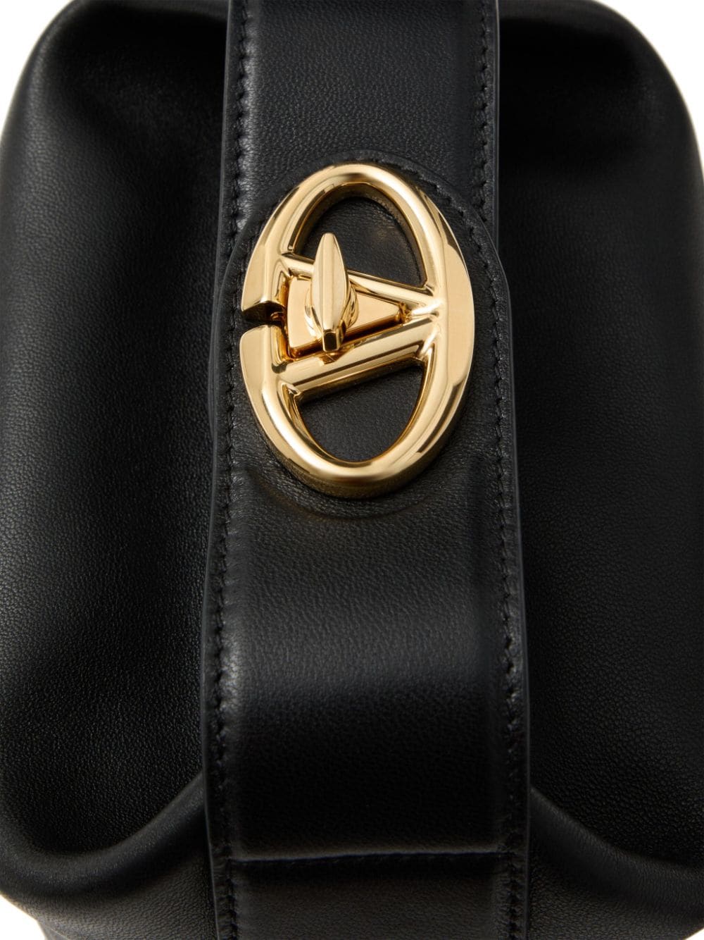 VALENTINO GARAVANI VALENTINO GARAVANI- Vlogo Bold Leather Mini Bag