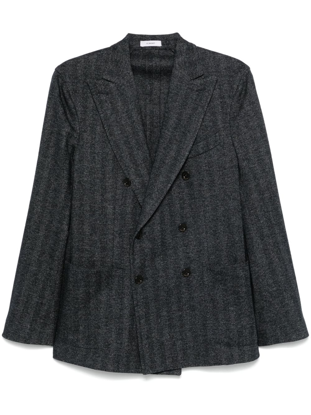 Boglioli BOGLIOLI- Wool And Cotton Double-breasted Jacket