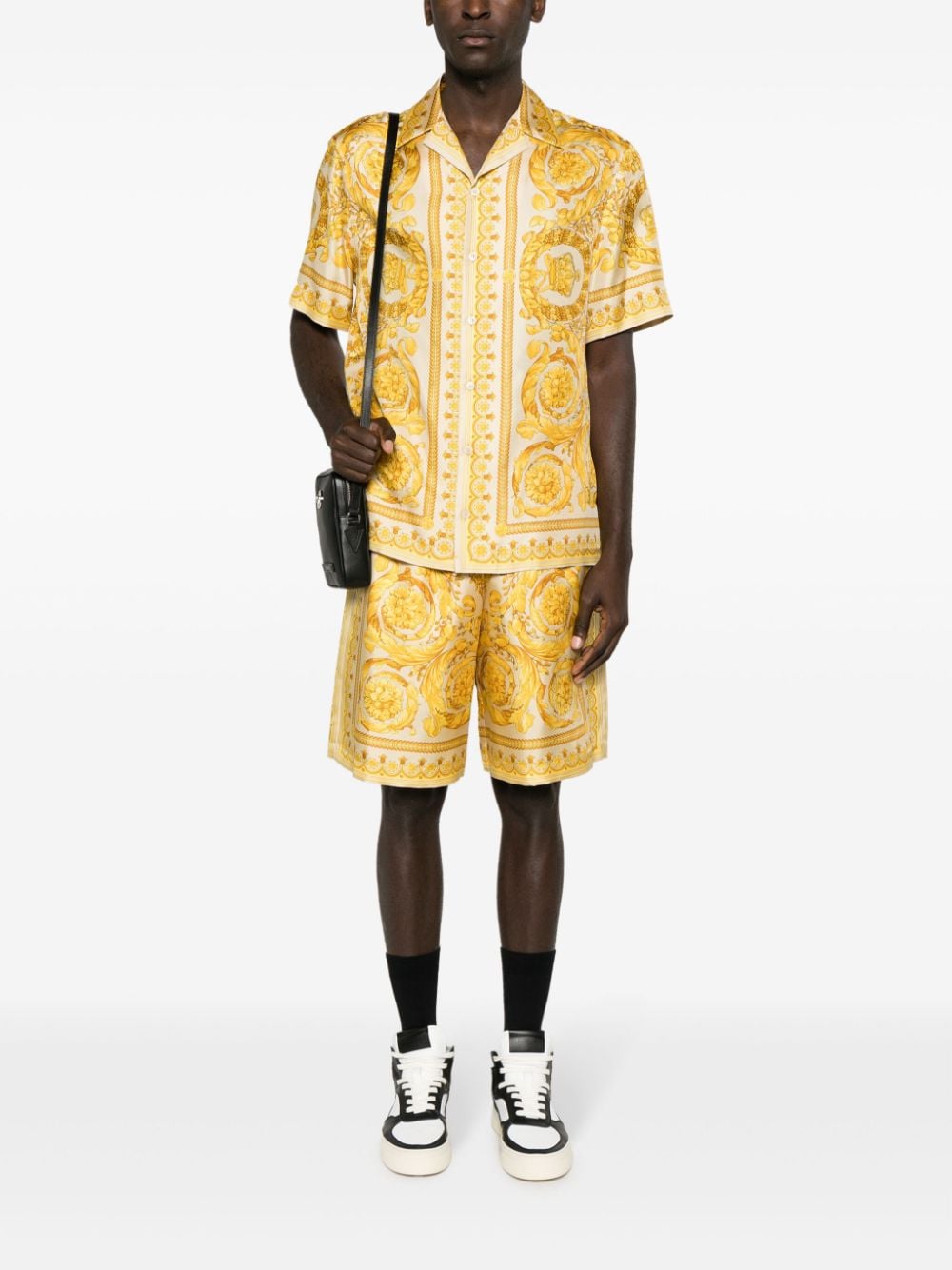 Versace VERSACE- Barocco Print Silk Shirt