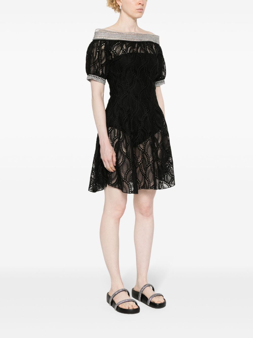 Ermanno Scervino ERMANNO SCERVINO- Lace Mini Dress