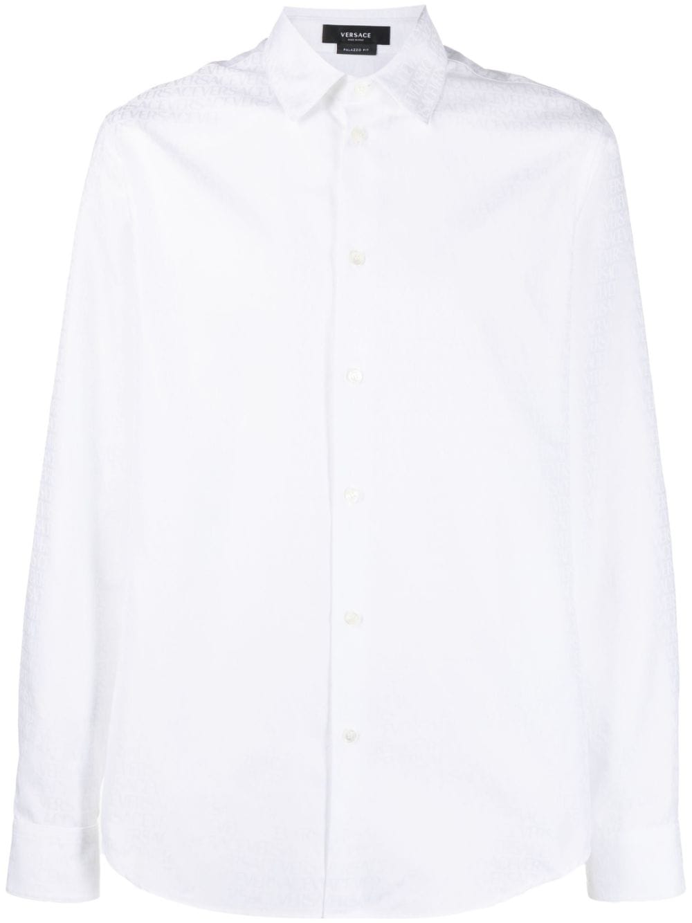 Versace VERSACE- Logo All Over Cotton Shirt