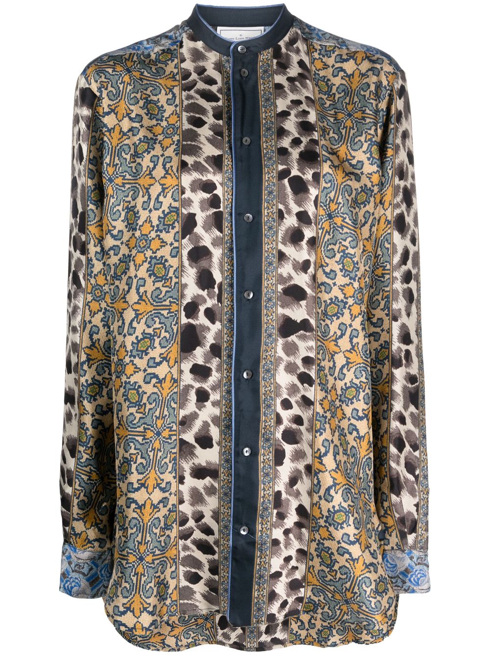 Pierre-Louis Mascia PIERRE-LOUIS MASCIA- Printed Silk Shirt