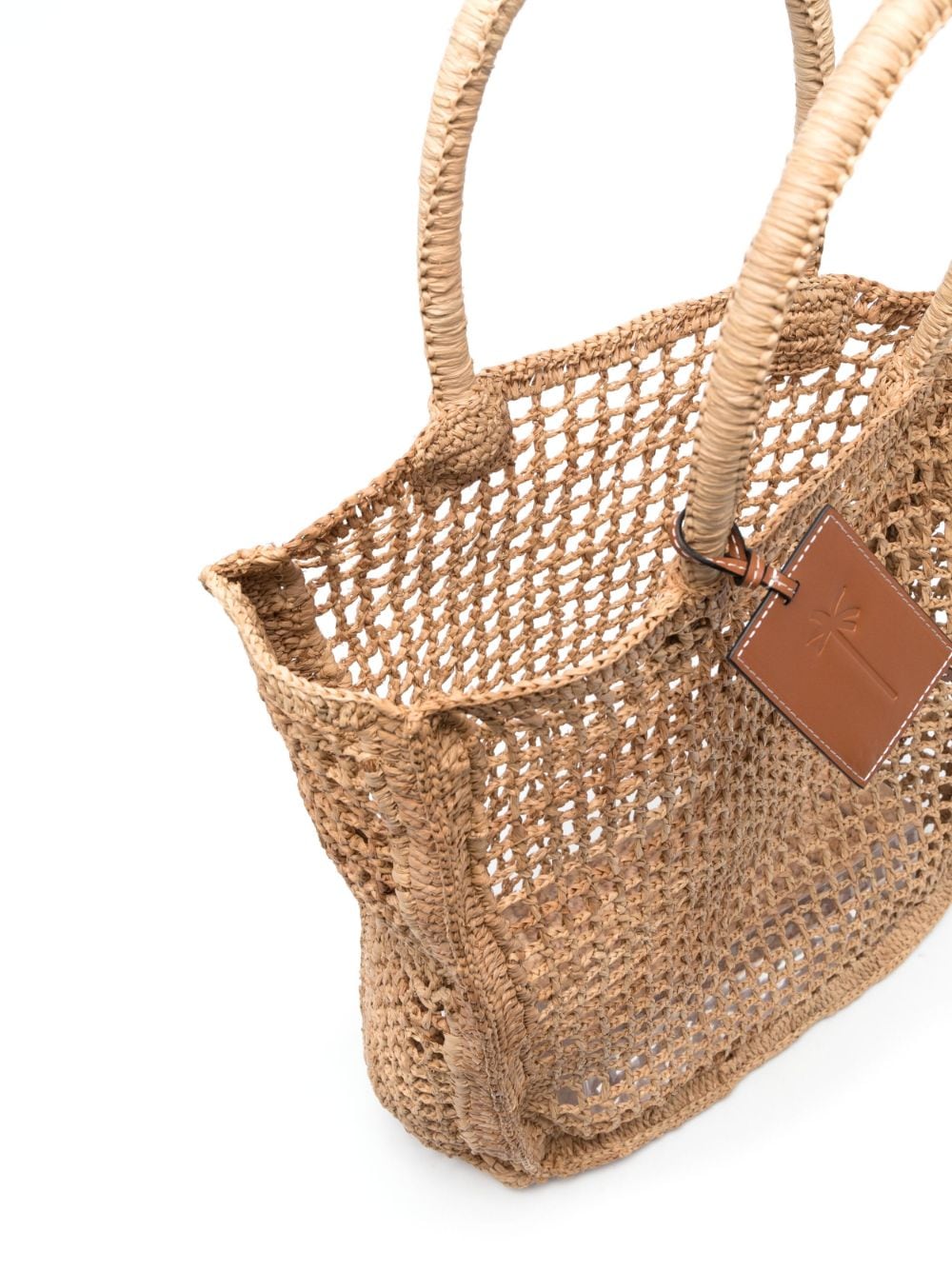 Manebi MANEBI- Net Raffia Handbag