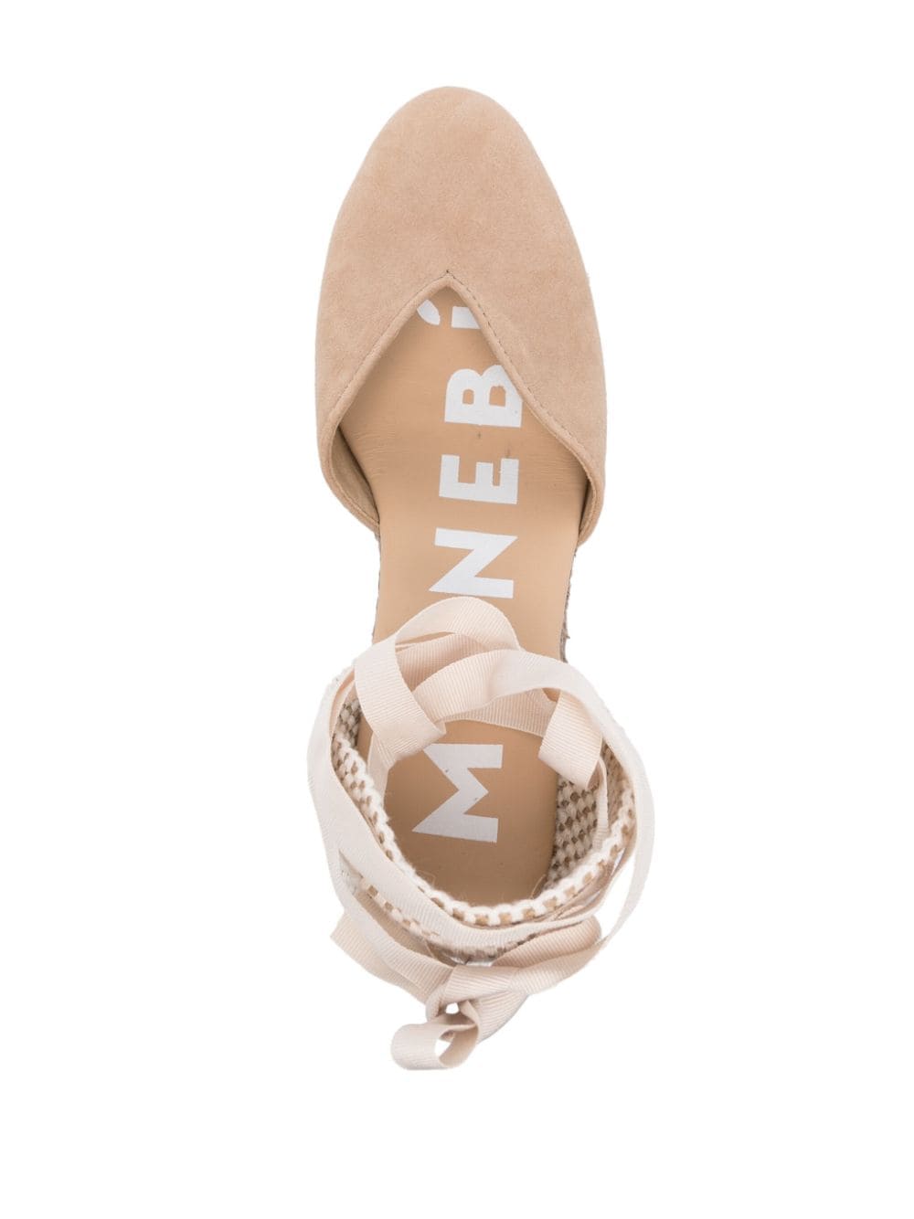 Manebi MANEBI- Hamptons Suede Heart-shaped Wedge Espadrilles