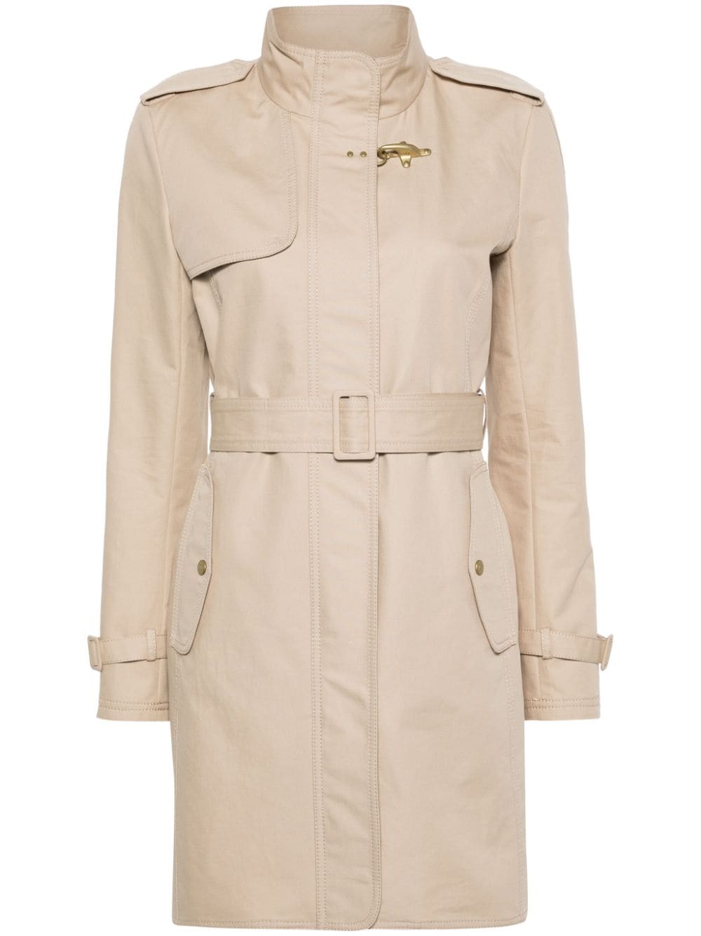 Fay FAY- Virginia Cotton Twill Trench Coat