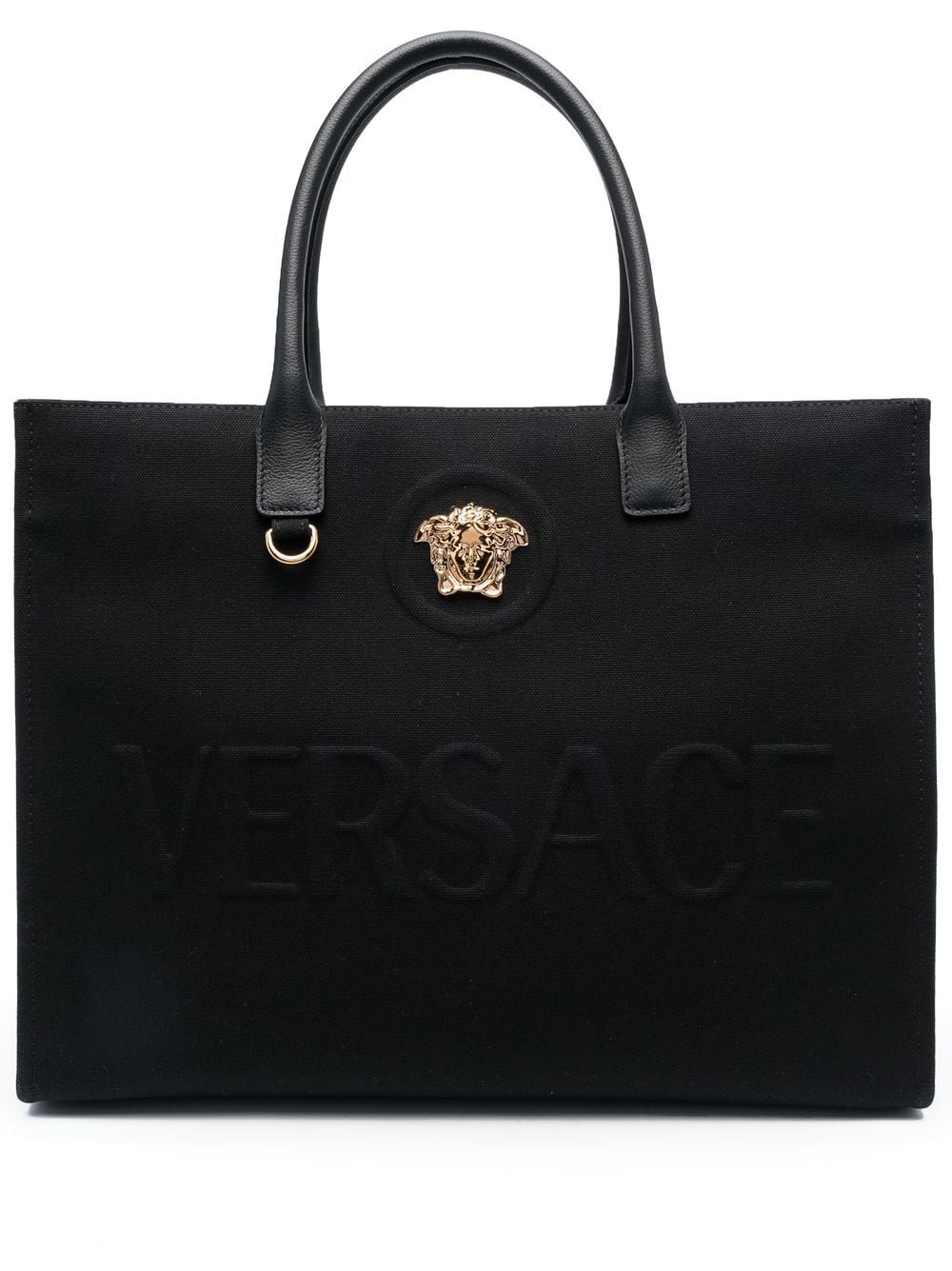 Versace VERSACE- La Medusa Canvas Tote Bag