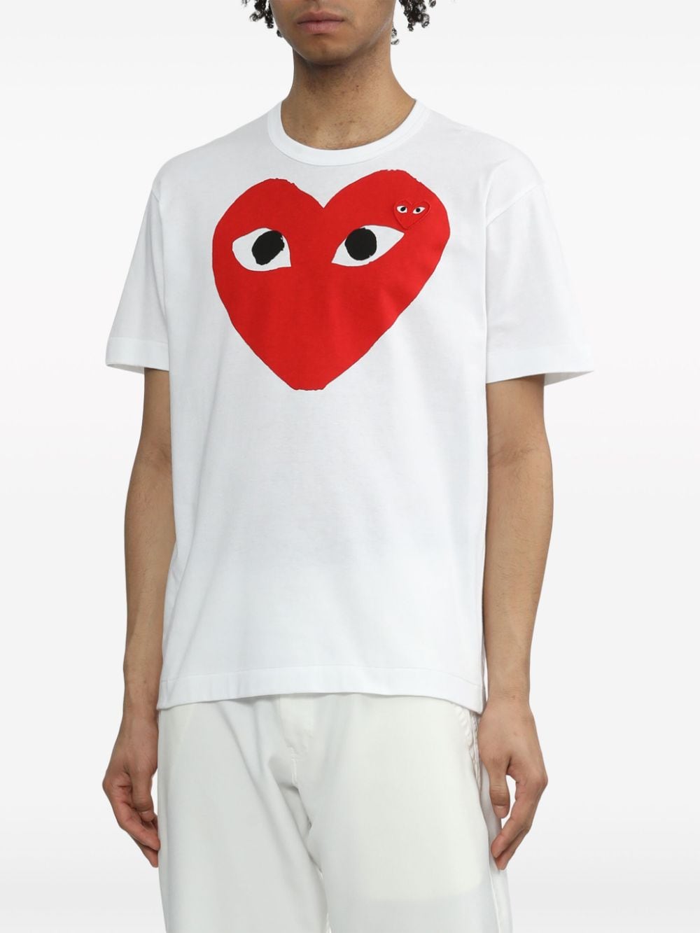 Comme Des Garçons Play COMME DES GARCONS PLAY- Logo Cotton T-shirt