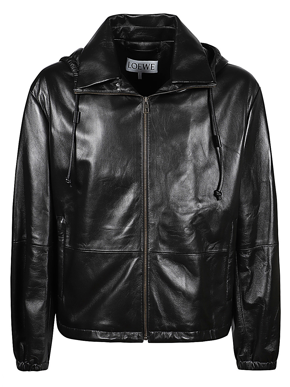 Loewe LOEWE- Leather Hooded Jacket