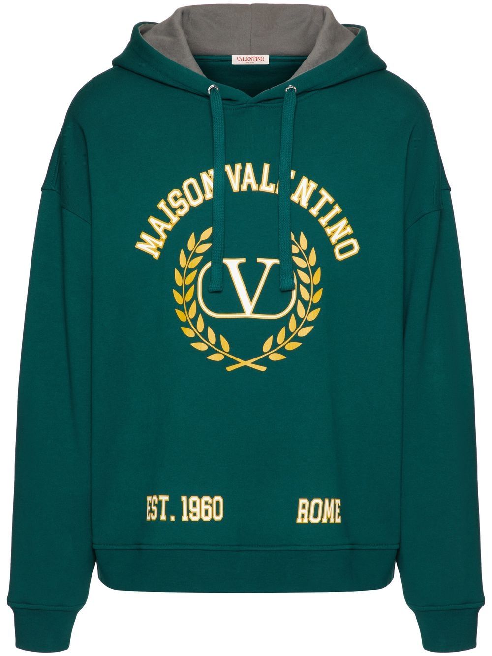 Valentino VALENTINO- Maison Valentino Logo Cotton Hoodie