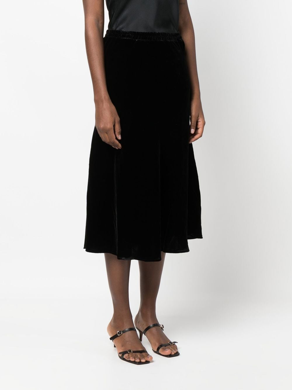 Goldhawk GOLDHAWK- Velvet Long Skirt