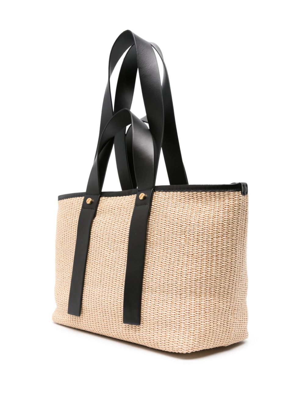 OFF-WHITE OFF-WHITE- Day Off Small Raffia Handbag