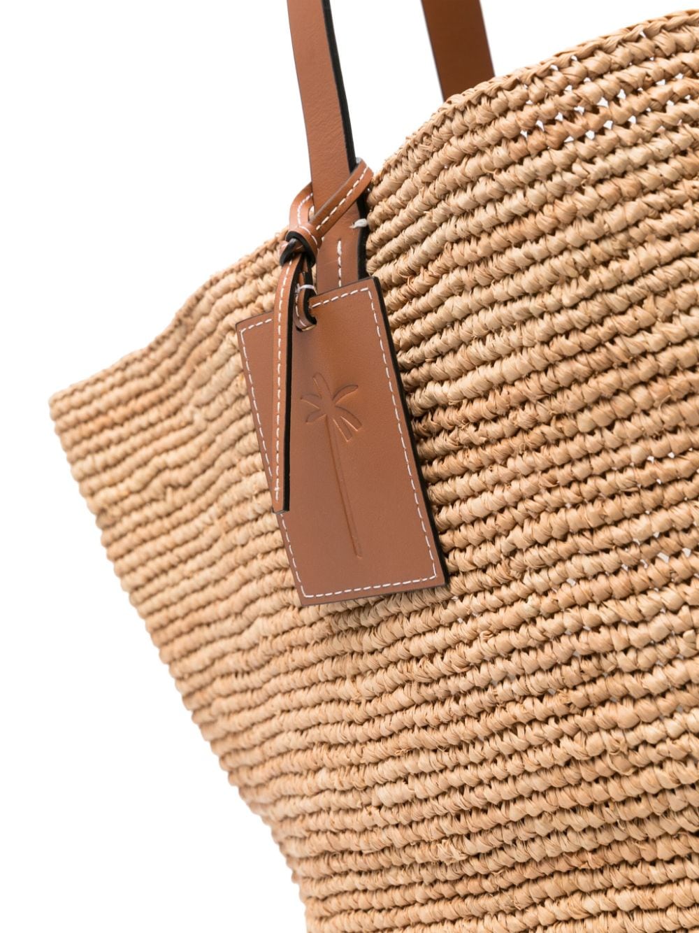 Manebi MANEBI- Basket Raffia Tote Bag