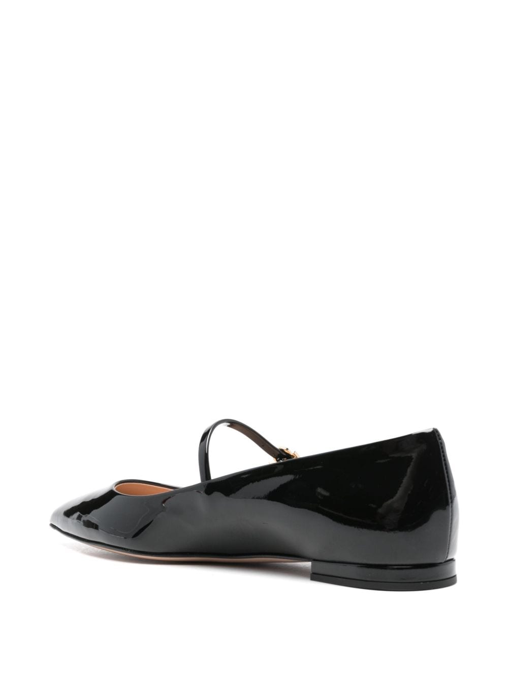 Gianvito Rossi GIANVITO ROSSI- Ribbon Jane Patent Leather Ballet Flats