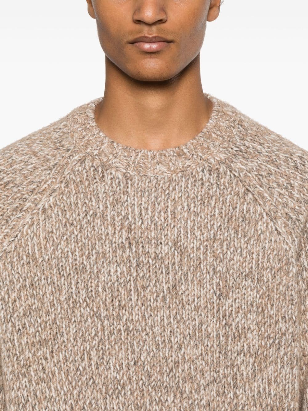 Brunello Cucinelli BRUNELLO CUCINELLI- Wool Crewneck Jumper