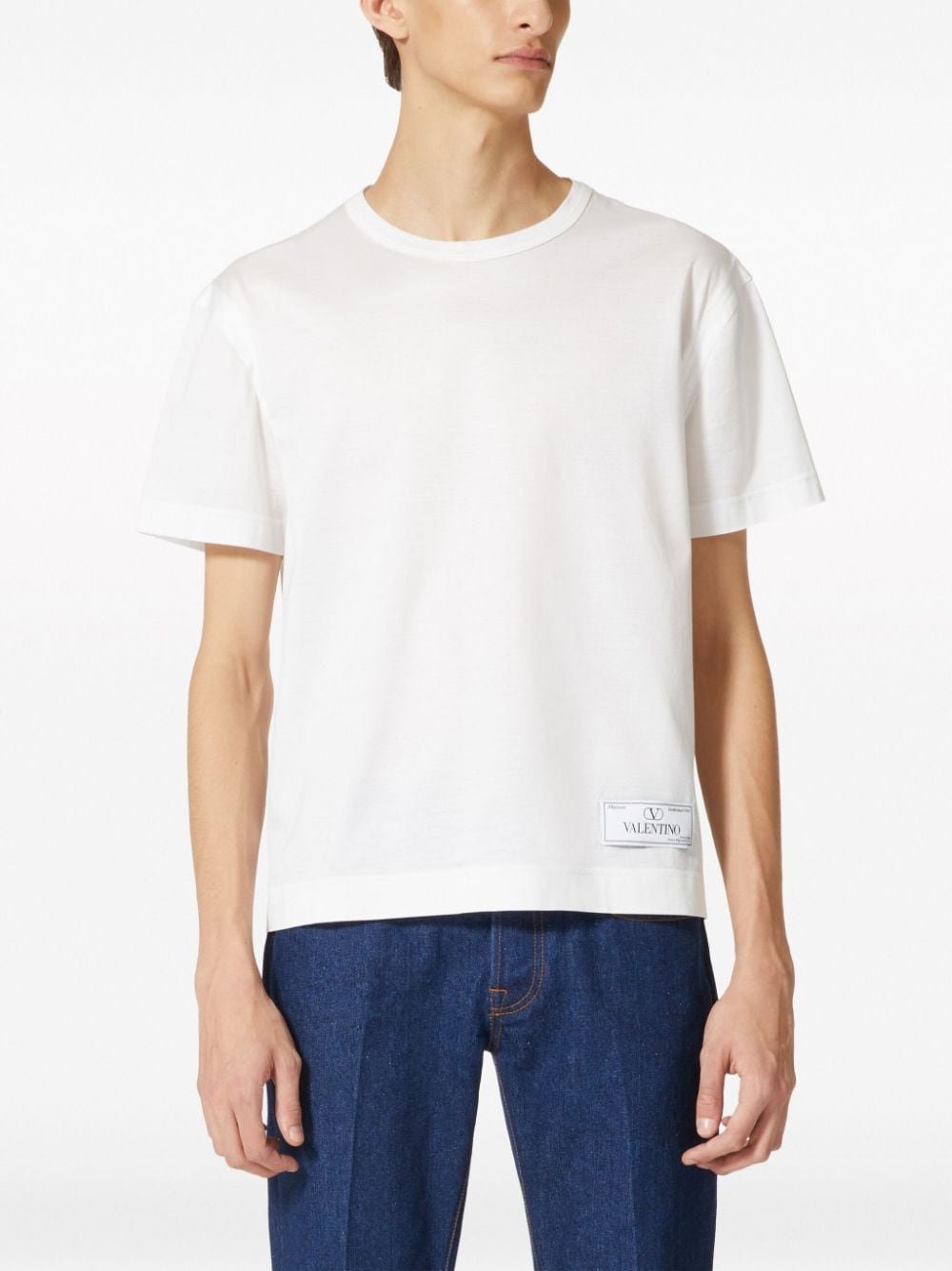 Valentino VALENTINO- Logo Cotton T-shirt