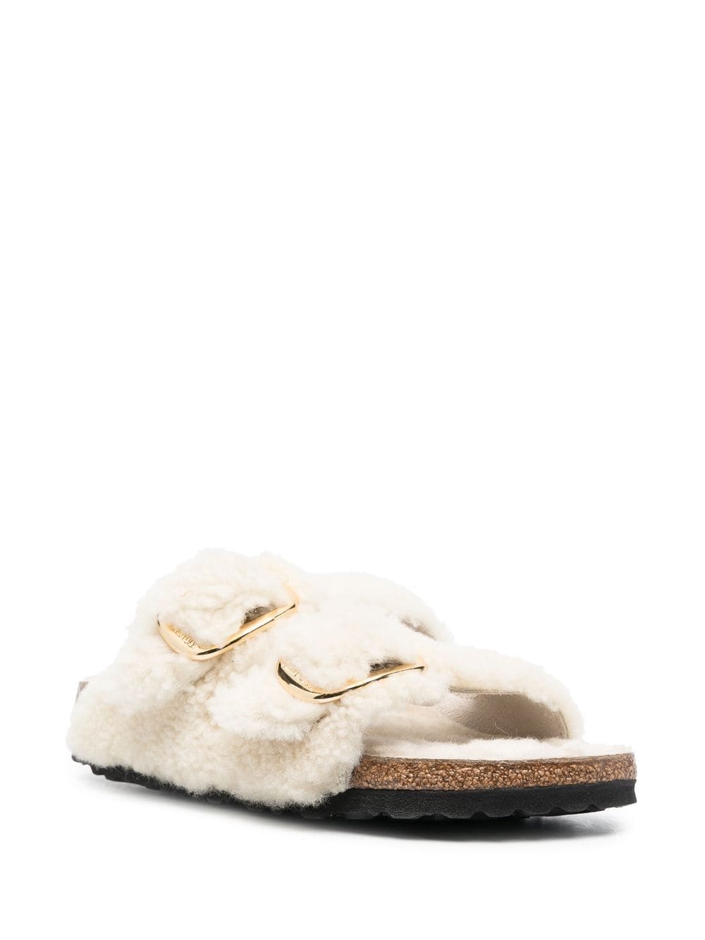 Birkenstock BIRKENSTOCK- Arizona Big Buckle Shearling Teddy Slipper