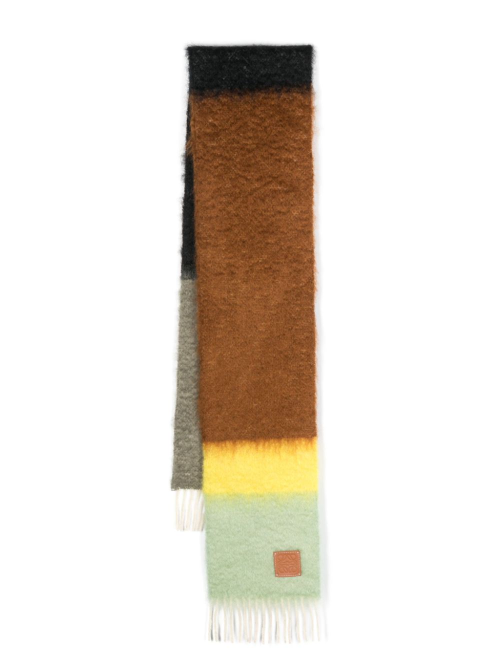 Loewe LOEWE- Striped Mohair And Wool Scarf