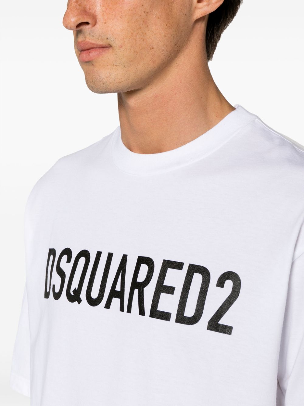 Dsquared2 DSQUARED2- Logo Cotton T-shirt