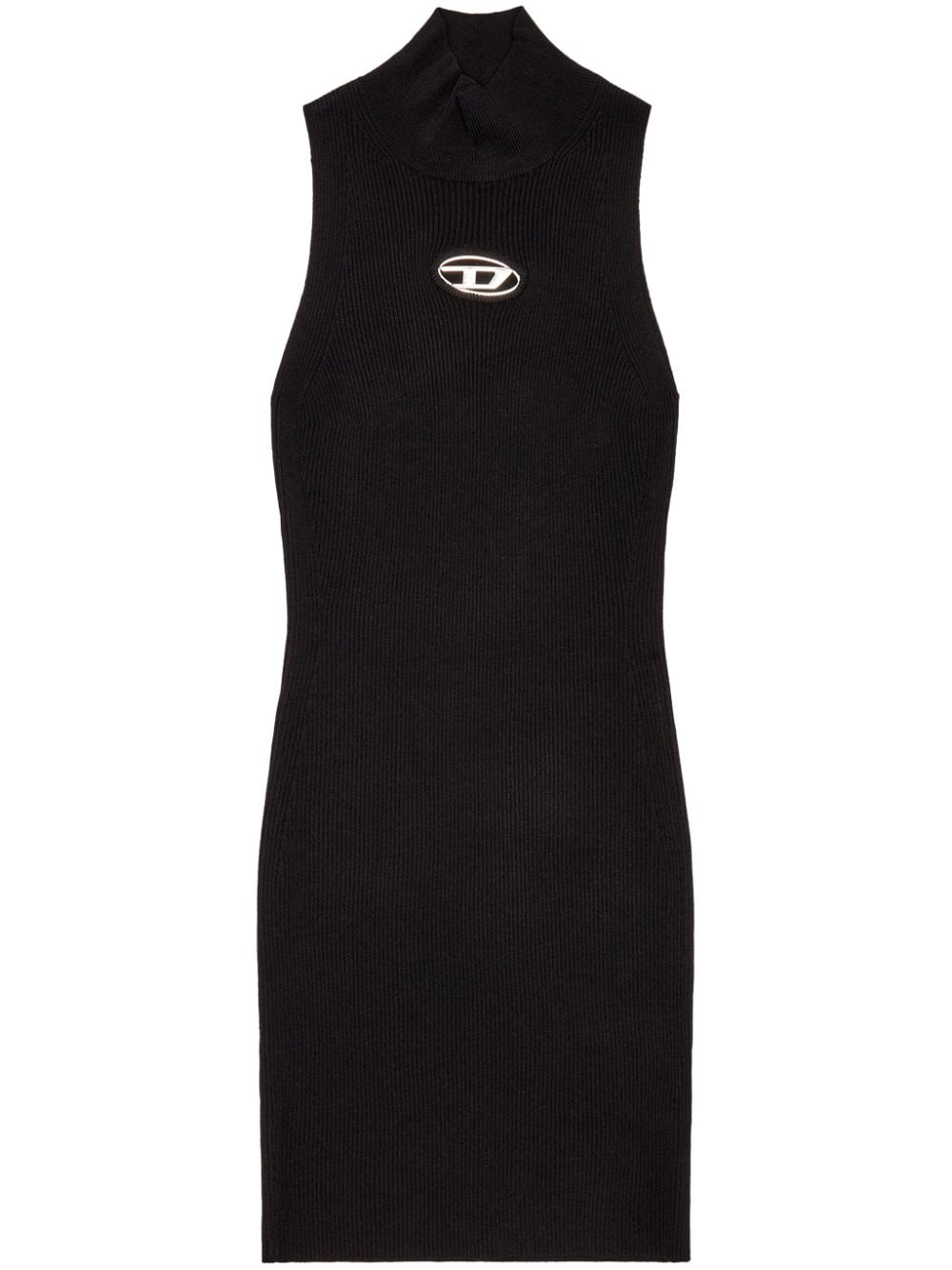 Diesel DIESEL- Logo Turtleneck Mini Dress