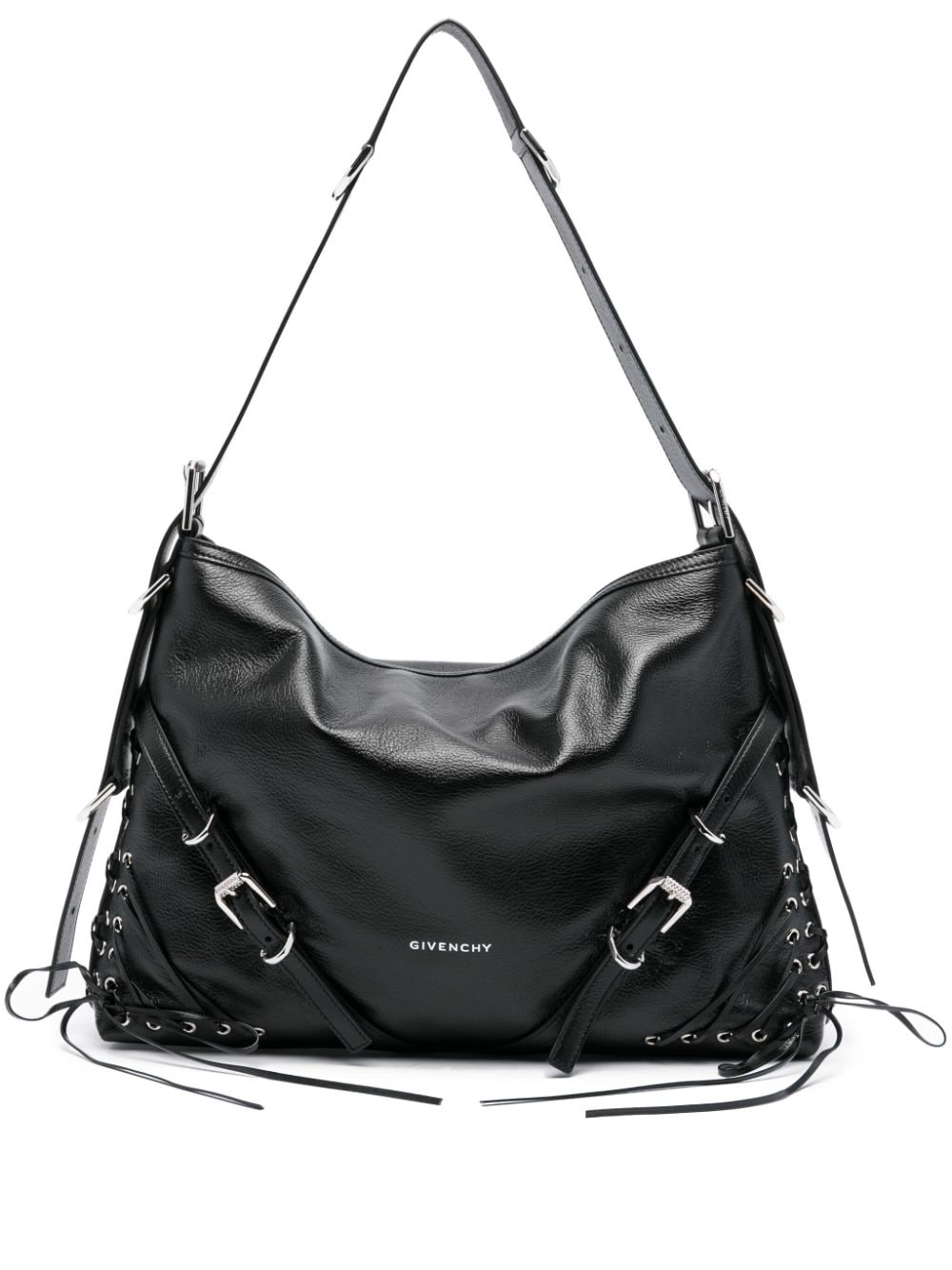 Givenchy GIVENCHY- Voyou Medium Leather Shoulder Bag