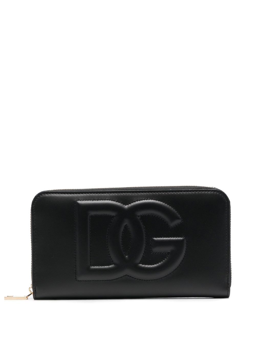 Dolce & Gabbana DOLCE & GABBANA- Dg Logo Leather Continental Wallet