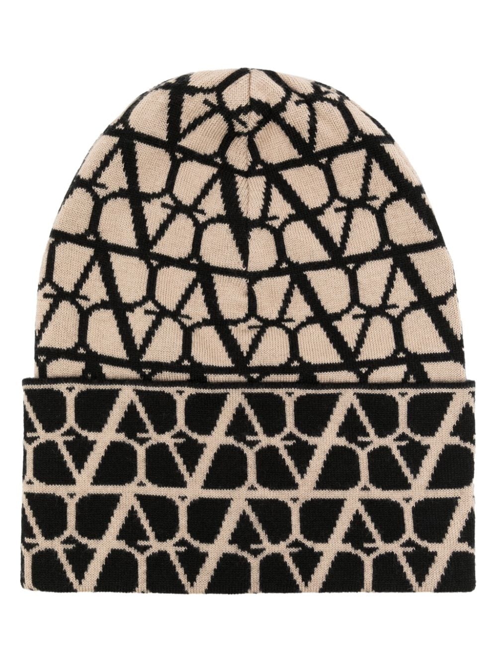 VALENTINO GARAVANI VALENTINO GARAVANI- Toile Iconographe Wool And Cashmere Beanie Hat