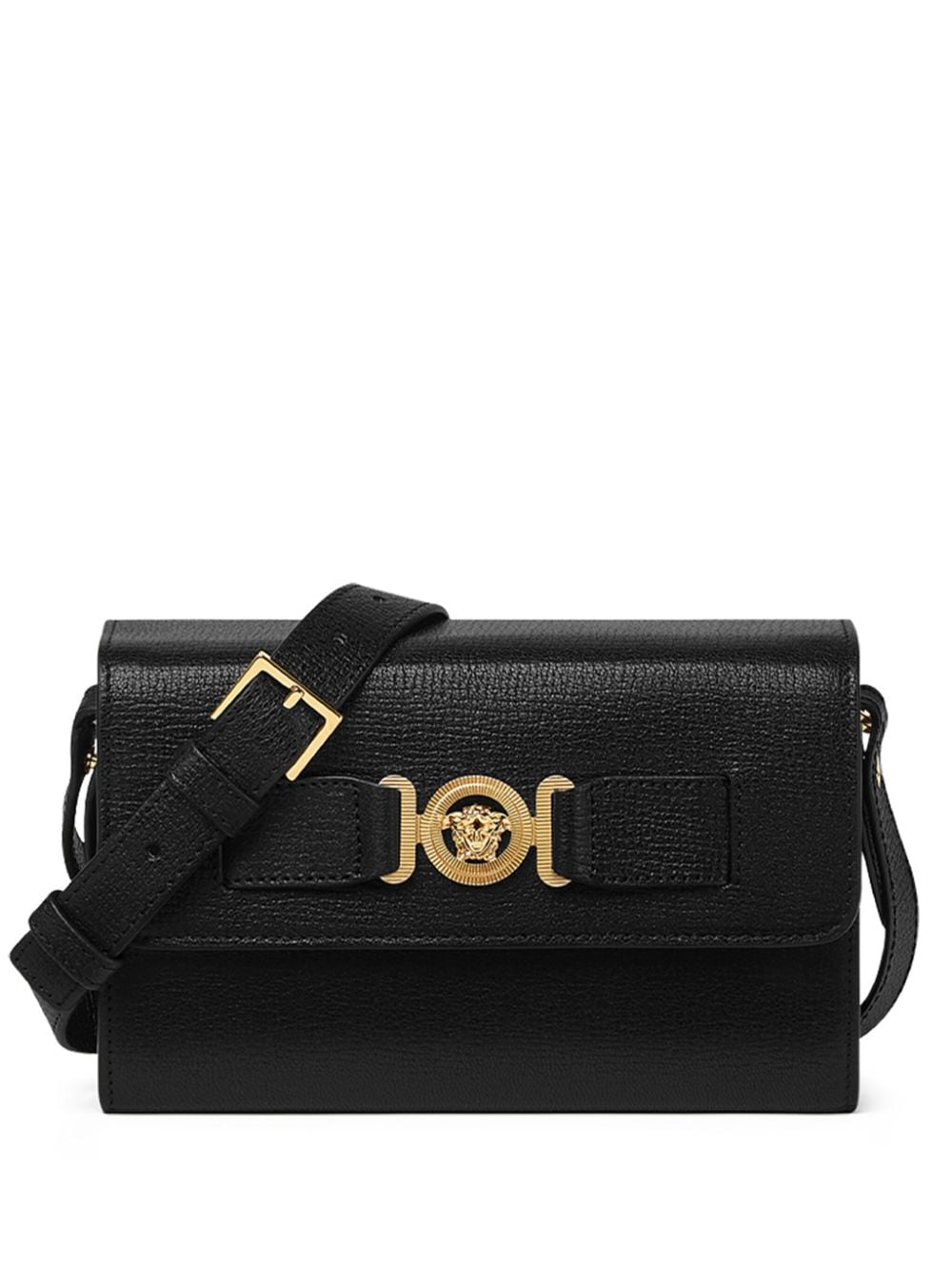 Versace VERSACE- Medusa Biggie Leather Clutch Bag