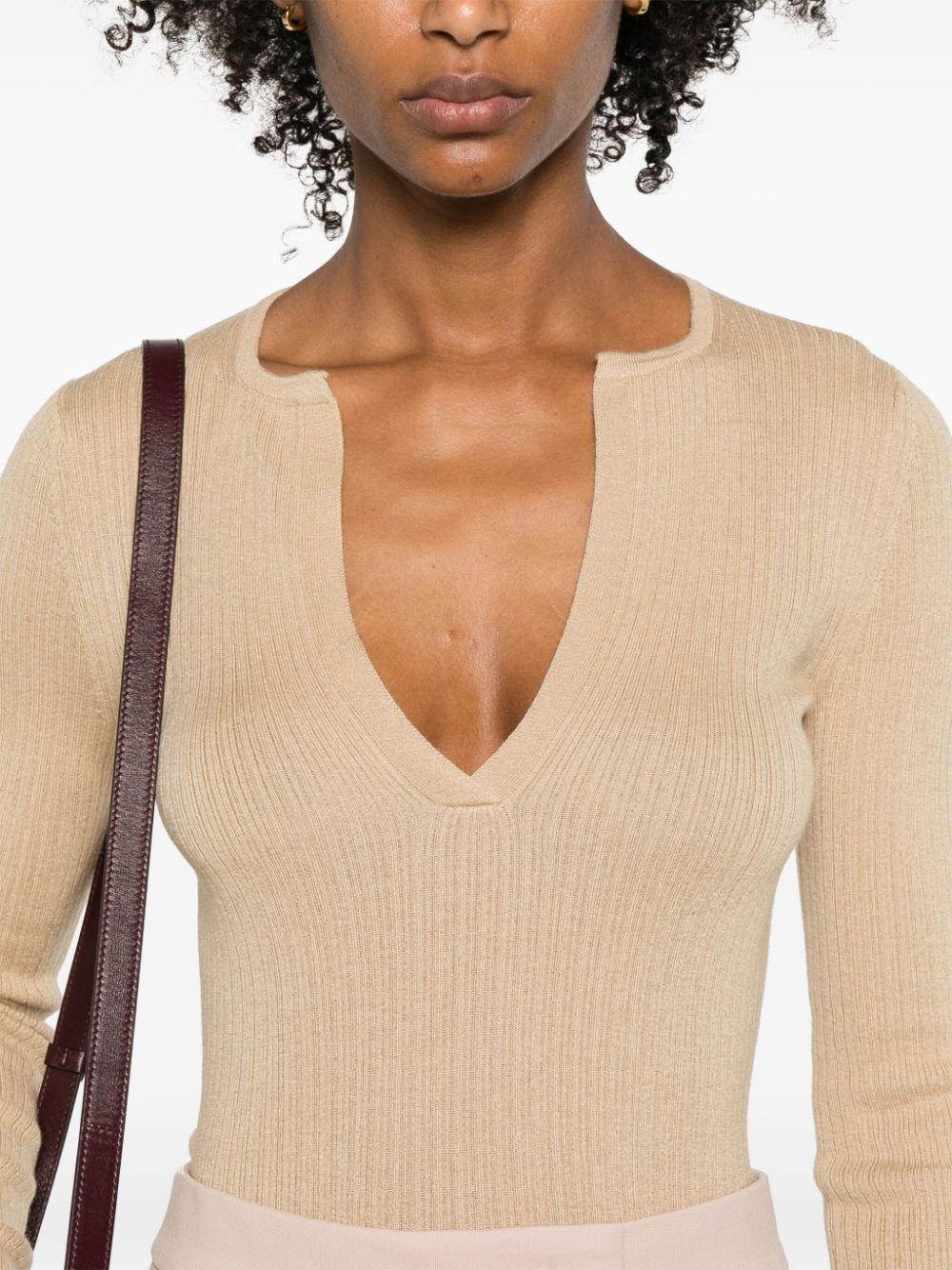 Max Mara MAX MARA- Silk And Cashmere Wool Top