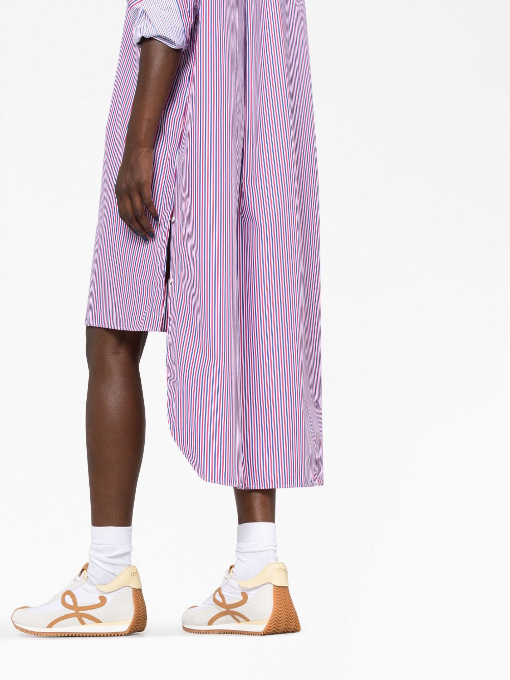 Loewe LOEWE- Striped Cotton Shirt Dress