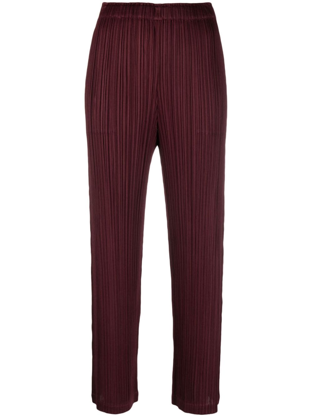 Pleats Please Issey Miyake PLEATS PLEASE ISSEY MIYAKE- Pleated Cropped Trousers