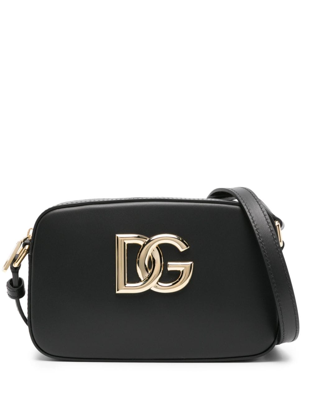 Dolce & Gabbana DOLCE & GABBANA- Dg Logo Leather Crossbody Bag