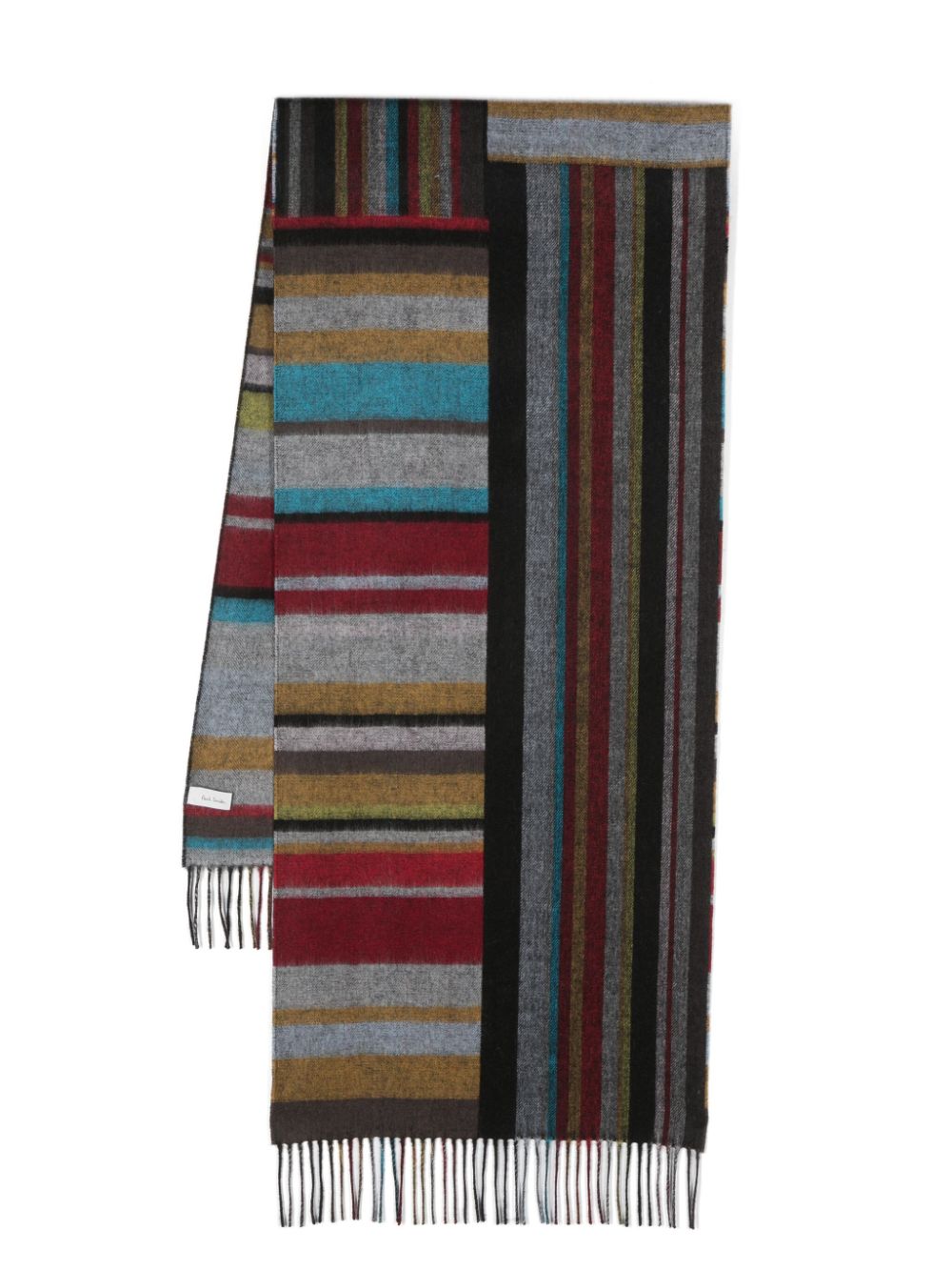 Paul Smith PAUL SMITH- Signature Stripe Wool Scarf