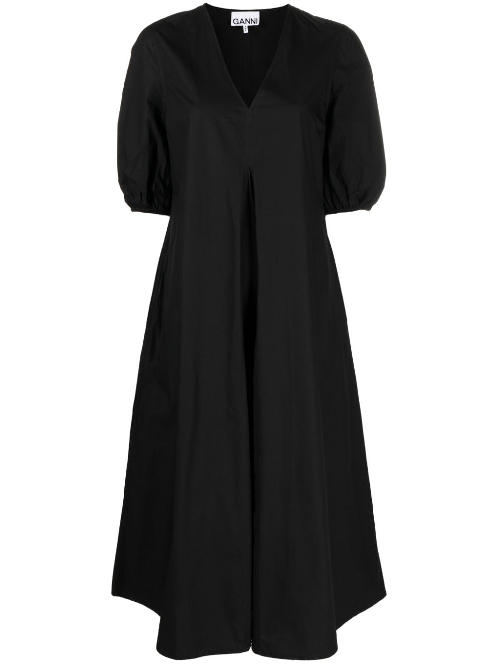 Ganni GANNI- Organic Cotton Midi Dress