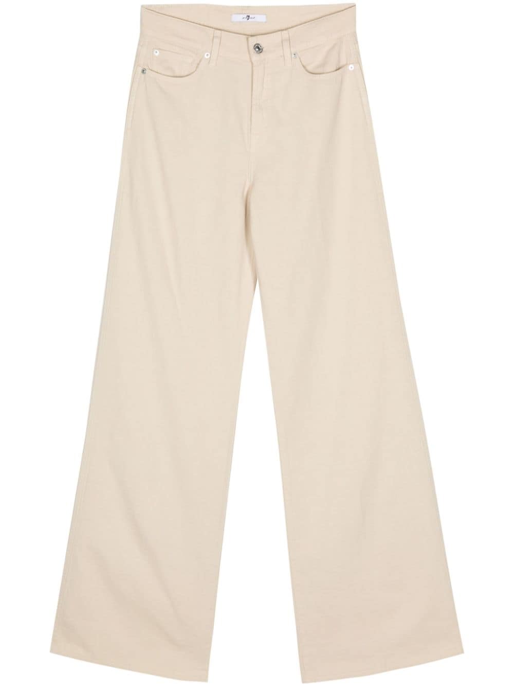 7 For All Mankind 7 FOR ALL MANKIND- Lotta Wide-leg Linen Jeans